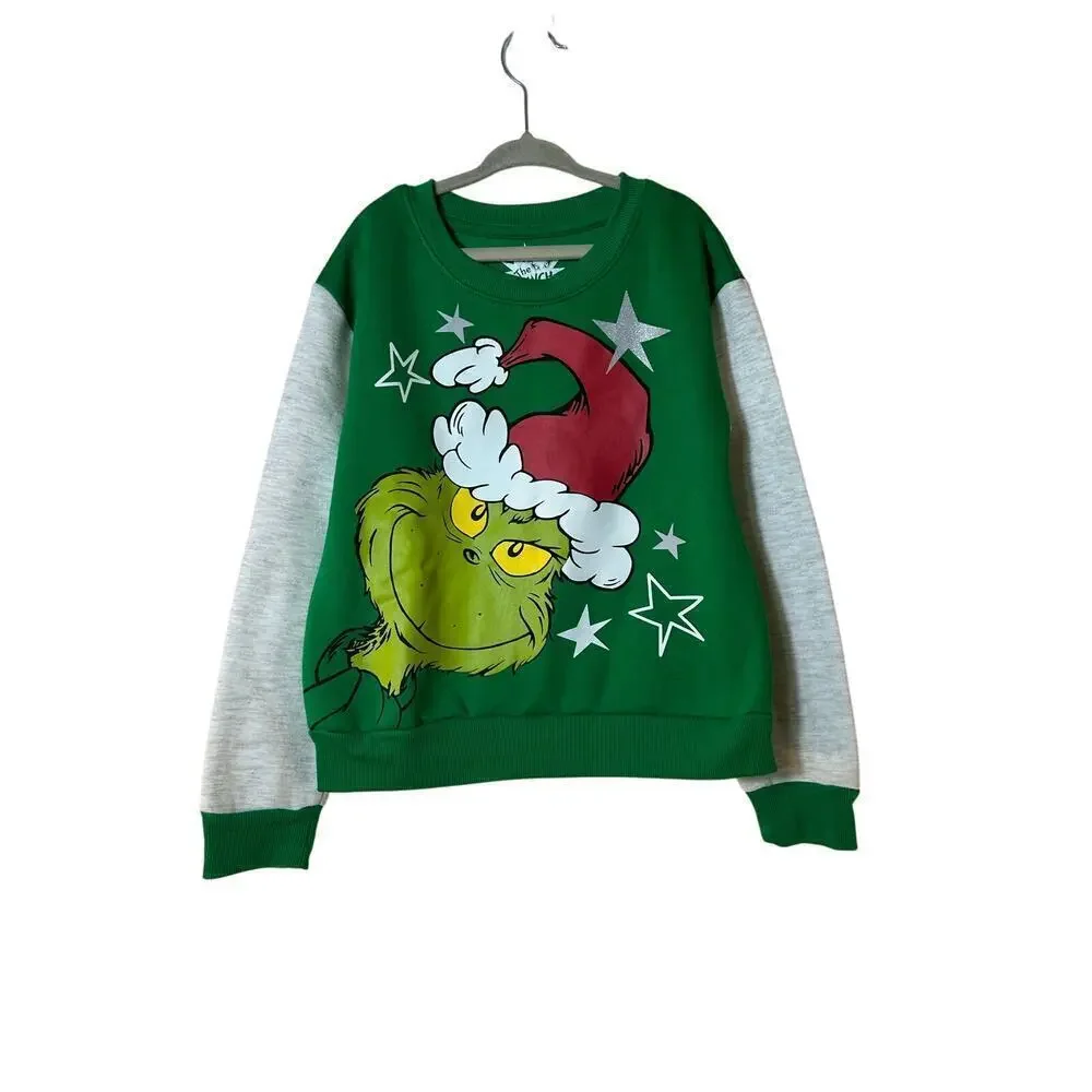 THE GRINCH-DR SEUSS Girl’s 2 piece Sweatsuit / Size: Small